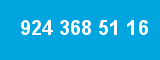 924 368 51 16
